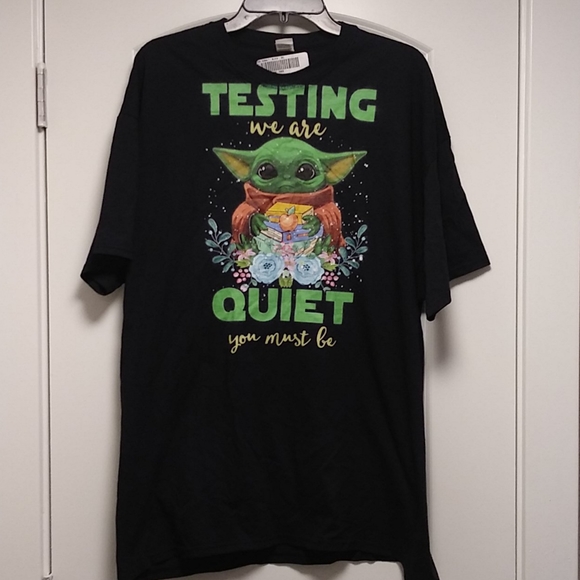 Baby Yoda Teacher Testing Be Quiet - Picture 3 of 3